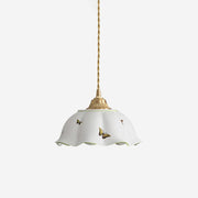 Freyza | Pendant Ceramic Petal Ceramic Pendant Light – Vintage Kitchen Dining Room