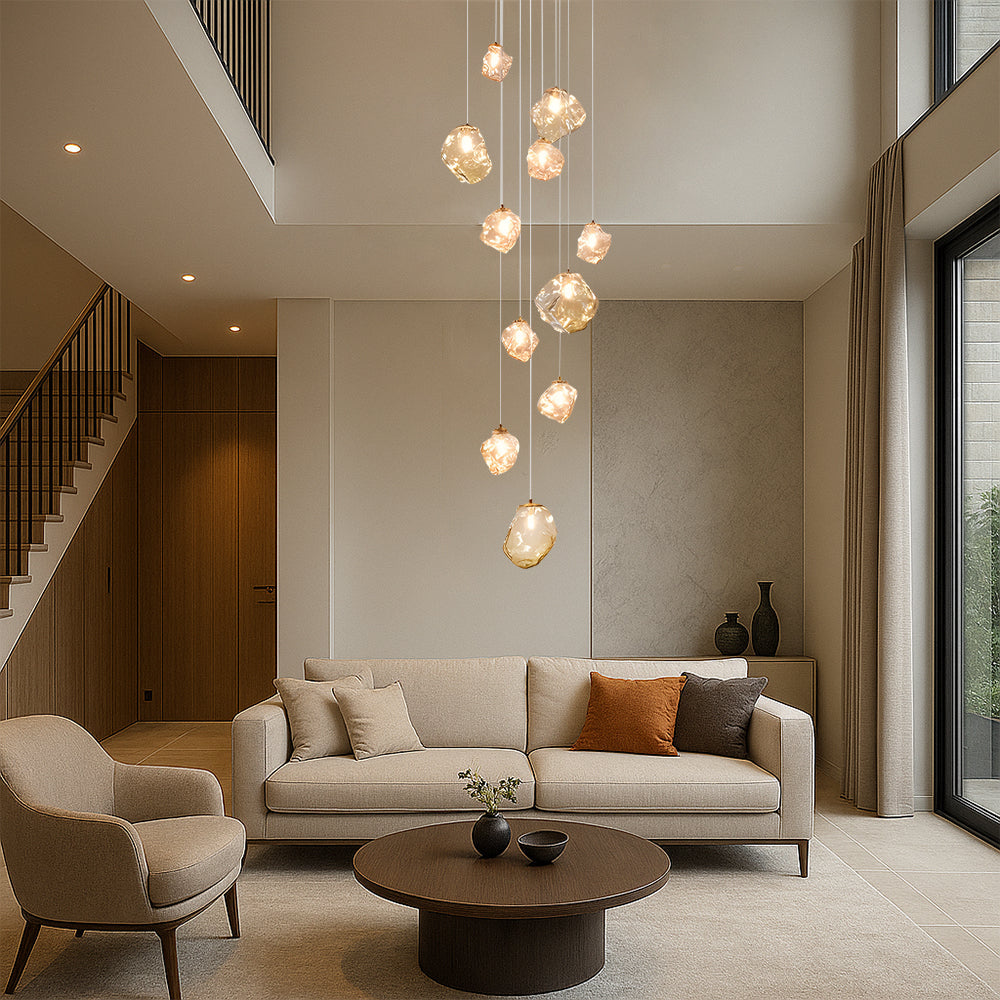 Freyza - NordicAura | Elegant Minimalist Modern LED Chandelier Light