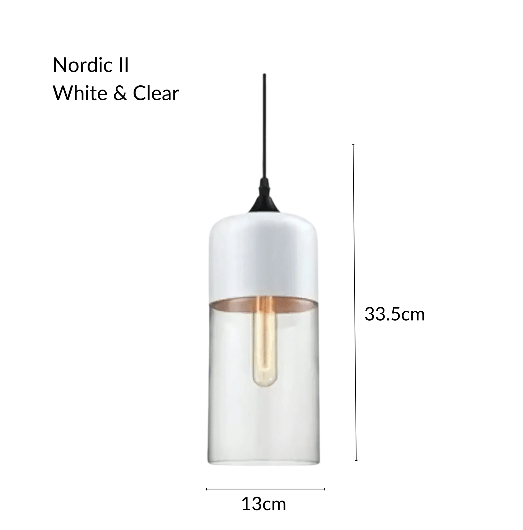 Freyza - NordicAura | Stylish Black Glass Kitchen Pendant Light Fixture