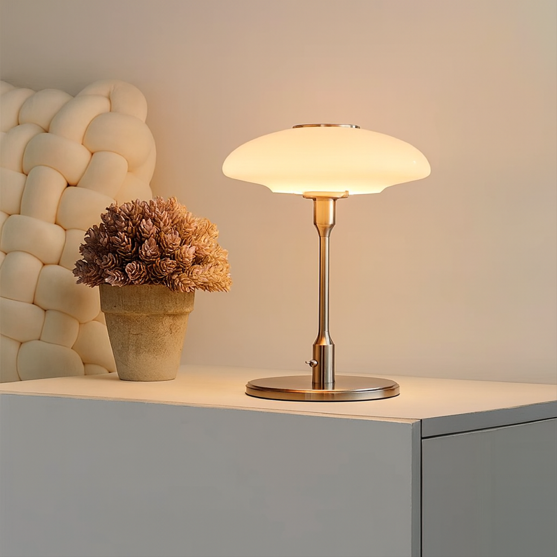 NordicGlow | Elegant Contemporary Scandinavian Table Lamp for Bedroom 1