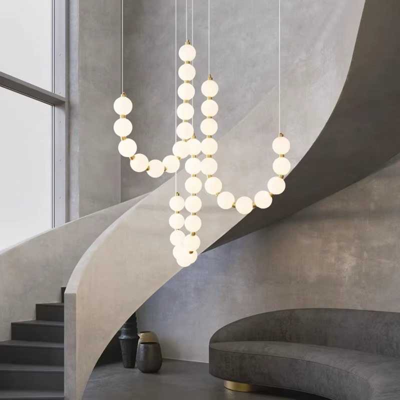 Freyza - NordicGlow | Moderner minimalistischer LED-Esstisch-Kronleuchter