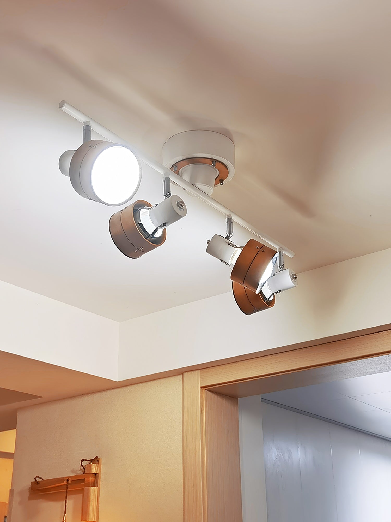 Freyza | Esorila Nordic Cylindrical 4-Light Ceiling Light – Nordic Bedroom Living Room