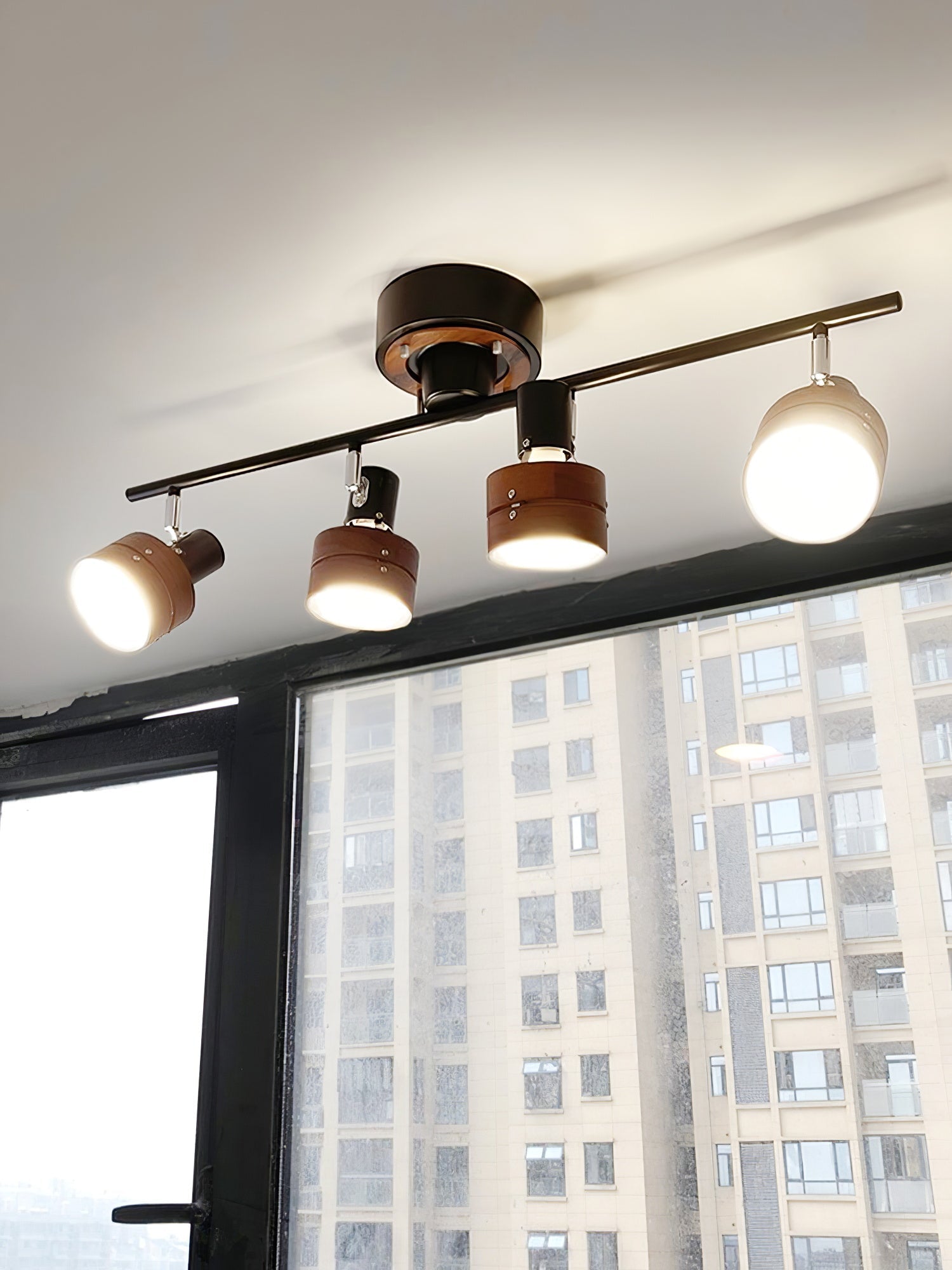 Freyza | Esorila Nordic Cylindrical 4-Light Ceiling Light – Nordic Bedroom Living Room
