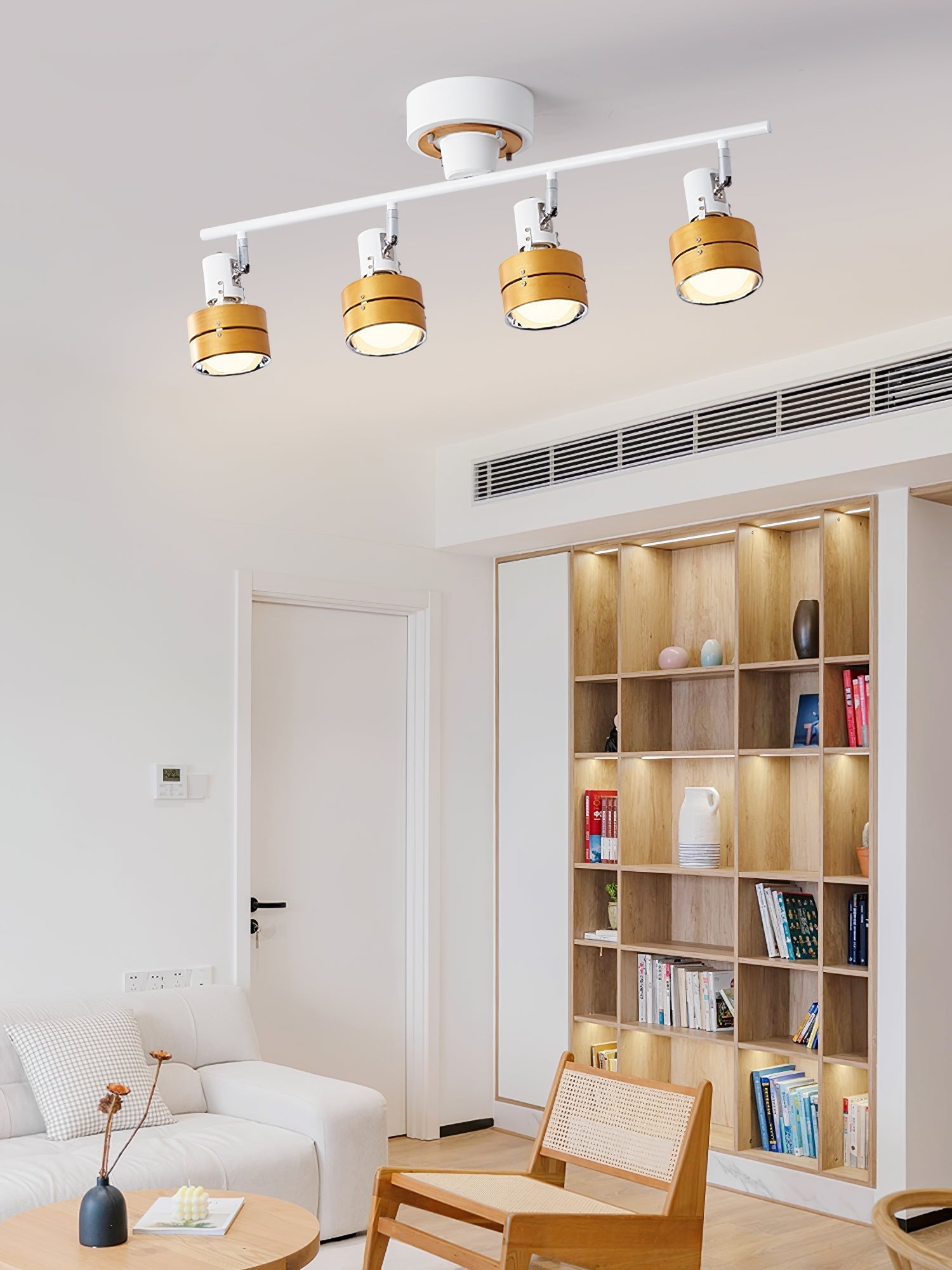 Freyza | Esorila Nordic Cylindrical 4-Light Ceiling Light – Nordic Bedroom Living Room