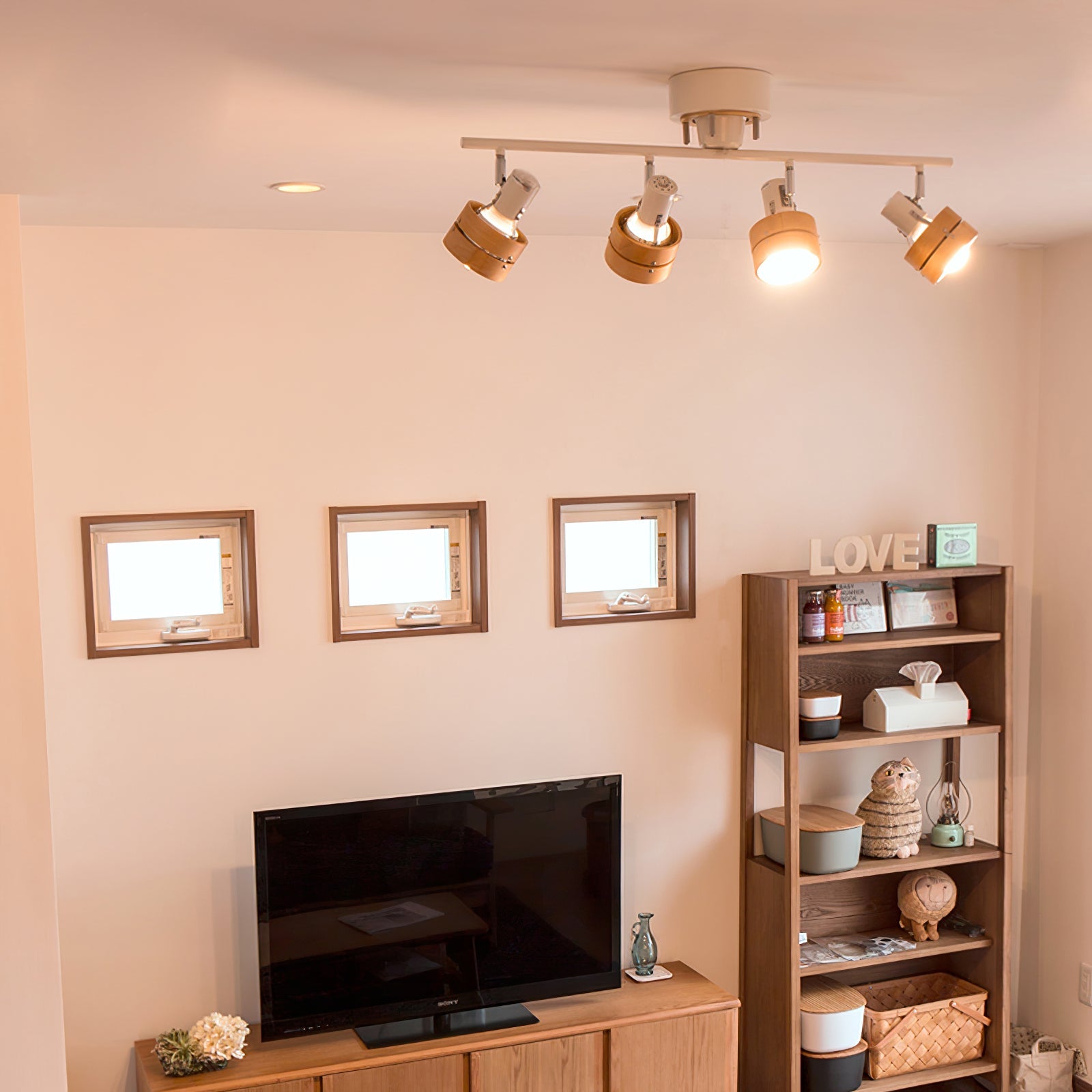 Freyza | Esorila Nordic Cylindrical 4-Light Ceiling Light – Nordic Bedroom Living Room