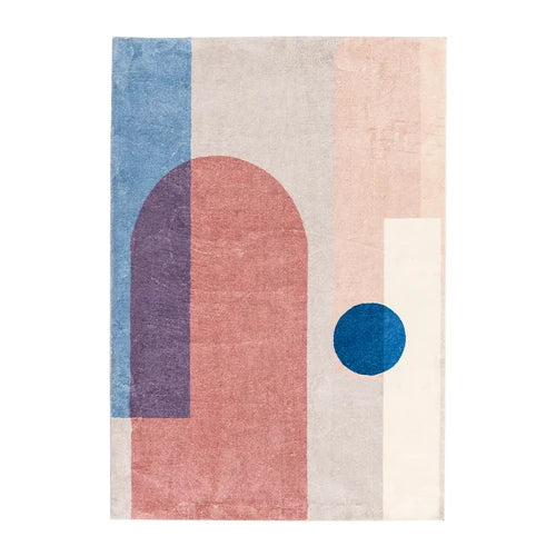 Nordic Style | Abstract Plush Carpet with Non-Slip Backing | Soft & Cozy Floor Mat for Living Room and Bedroom 27