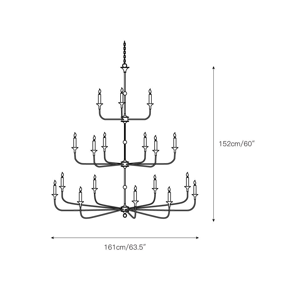 Freyza | Wisp Grande Vintage Bronze Chandelier – Industrial Dining Room Living Room