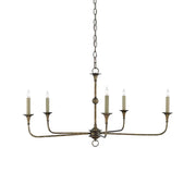 Freyza | Unity Vintage Kronleuchter aus Bronze im Mid-Century-Stil – Vintage-Esszimmer Wohnzimmer