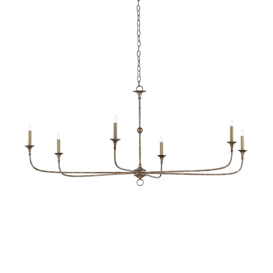 Freyza | Unity Vintage Kronleuchter aus Bronze im Mid-Century-Stil – Vintage-Esszimmer Wohnzimmer