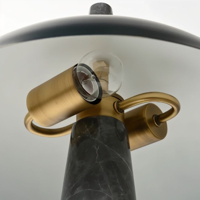 Novexis | Elegant Modern Marble and Steel Table Lamp for Bedroom 7