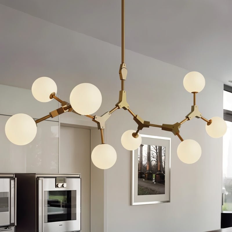 Freyza - Elegant Modern Geometric Chandelier Light Fixture