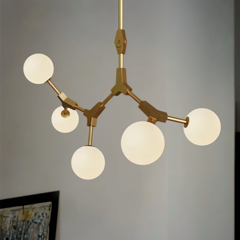 Freyza - Elegant Modern Geometric Chandelier Light Fixture