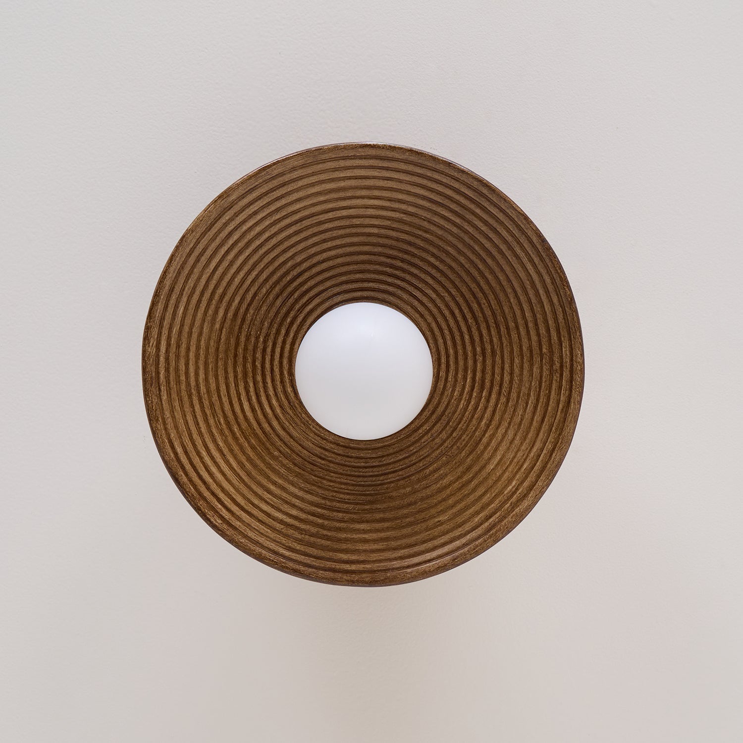 Freyza | Plafonnier en bois Orvian – Lampe de plafond encastrée pour chambre, couloir et cuisine