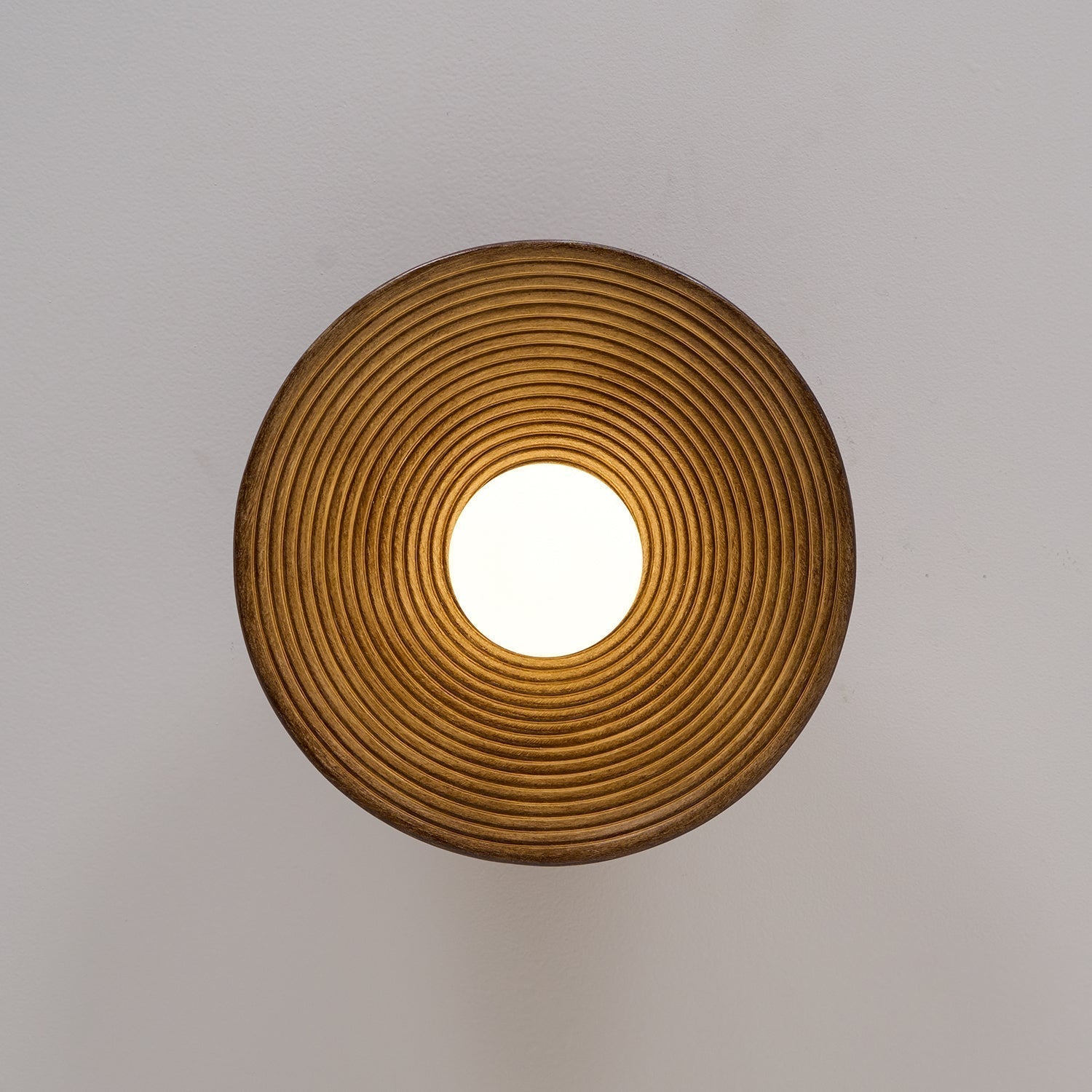 Freyza | Plafonnier en bois Orvian – Lampe de plafond encastrée pour chambre, couloir et cuisine
