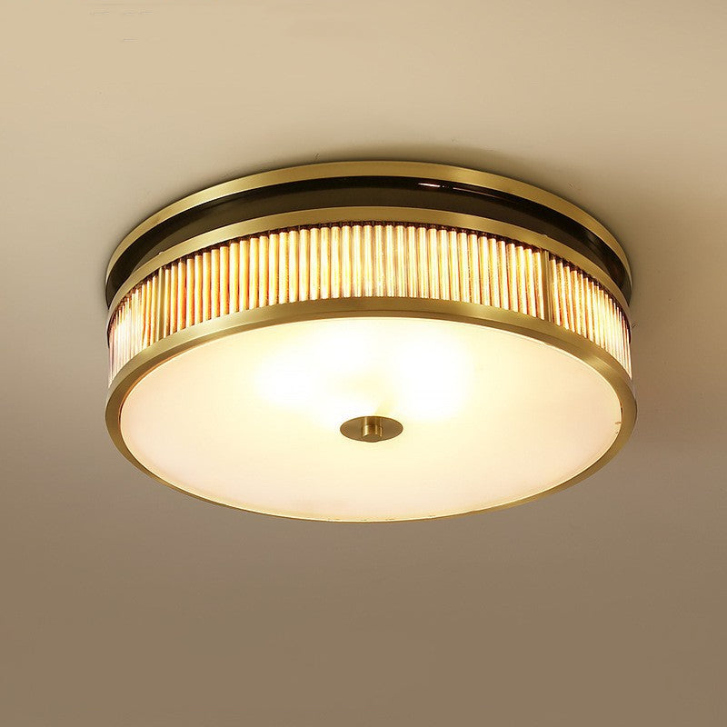 Freyza | Silva Retro Flush Flush Mount Ceiling Light – Retro Bedroom Hallway Kitchen