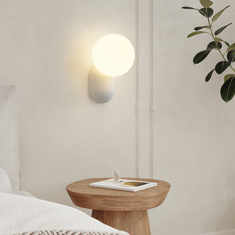 Freyza | Applique murale d’intérieur moderne Valentina en verre et résine avec LED – Chambre et salon modernes