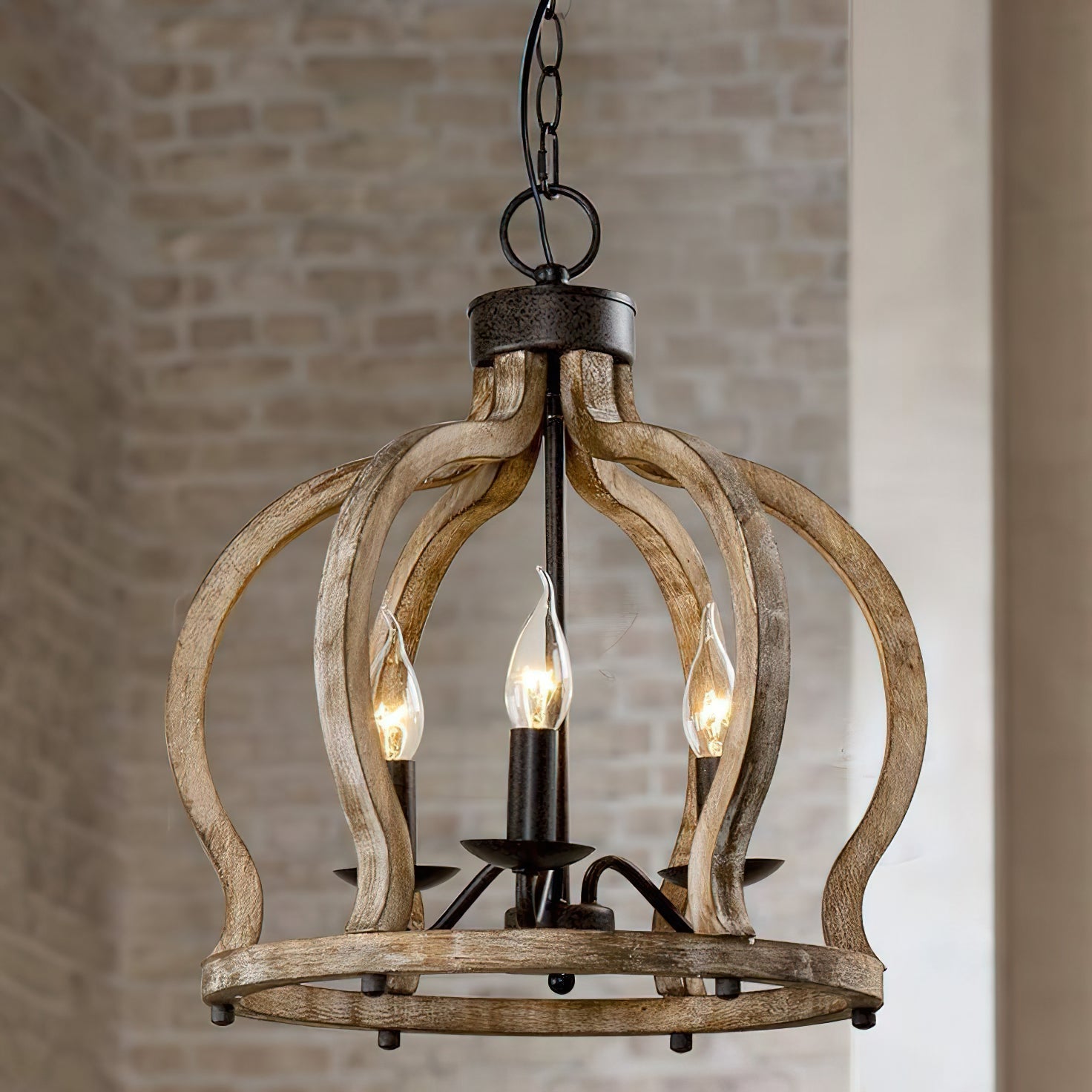 Freyza | Vivinir Vintage Industrial Wood Pendant Light – Industrial Kitchen Dining Room