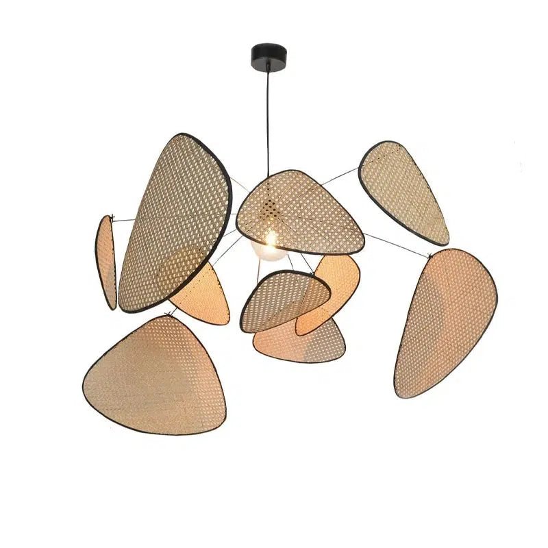 Freyza - Oaks Collection | Elegant Hand-Woven Rattan Pendant Lighting Fixture