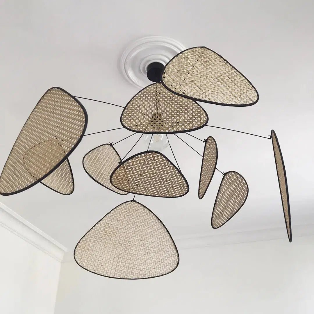 Freyza - Oaks Collection | Elegant Hand-Woven Rattan Pendant Lighting Fixture