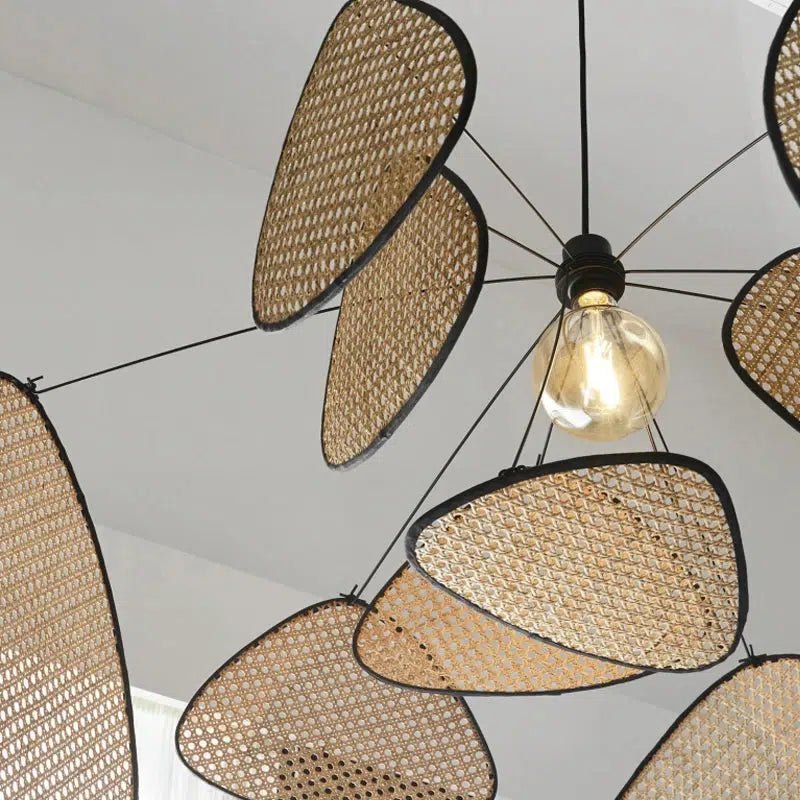 Freyza - Oaks Collection | Elegant Hand-Woven Rattan Pendant Lighting Fixture