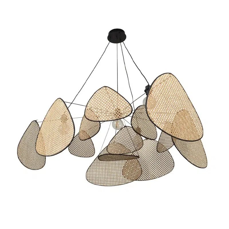 Freyza - Oaks Collection | Elegant Hand-Woven Rattan Pendant Lighting Fixture