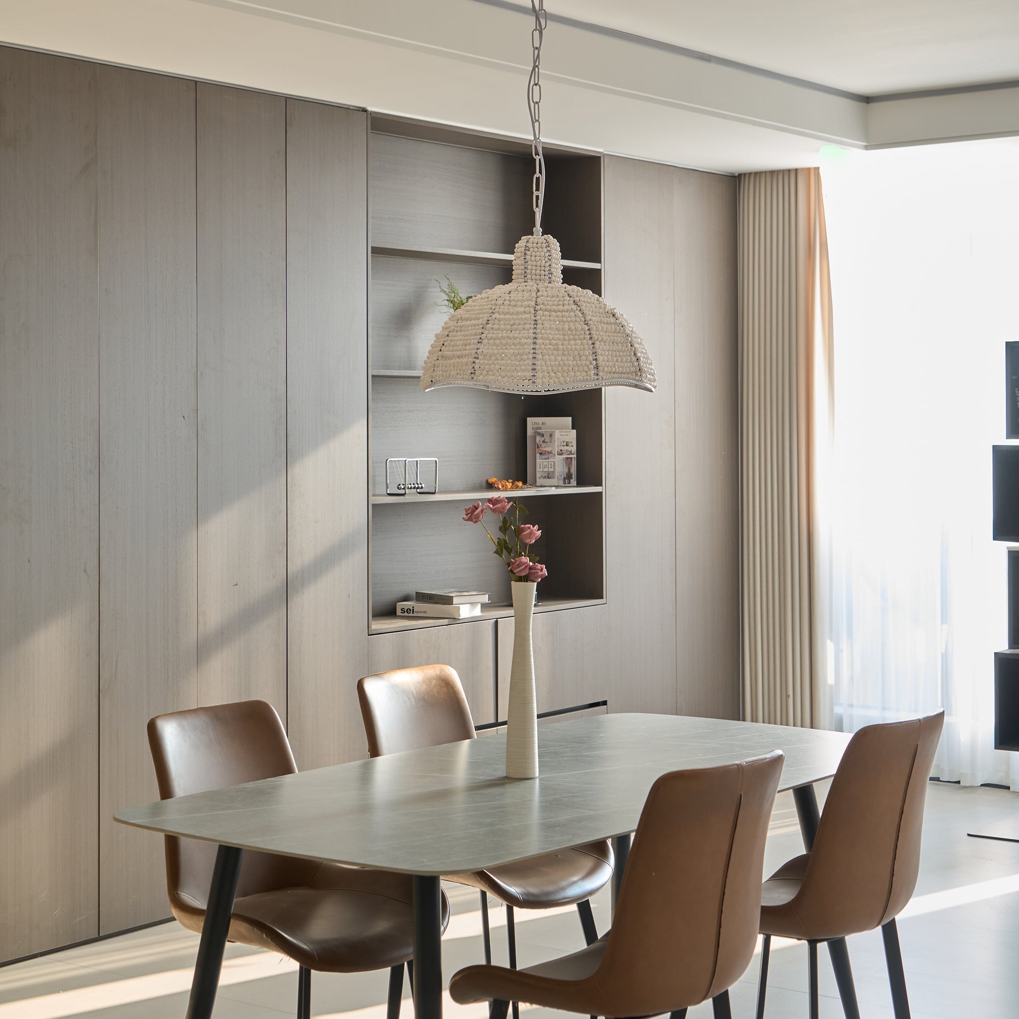 Suspension en bois de luxe postmoderne Freyza | Veliraris – Pour cuisine et salle à manger modernes