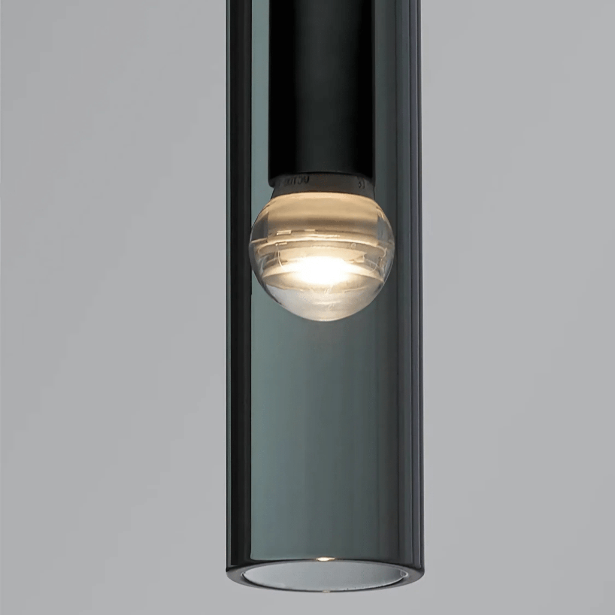 ObsidianGlow | Sleek Modern Smoked Glass Kitchen Pendant Light 7
