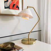 Ocris | Elegant Sculptural Copper and Ceramic Table Lamp 0