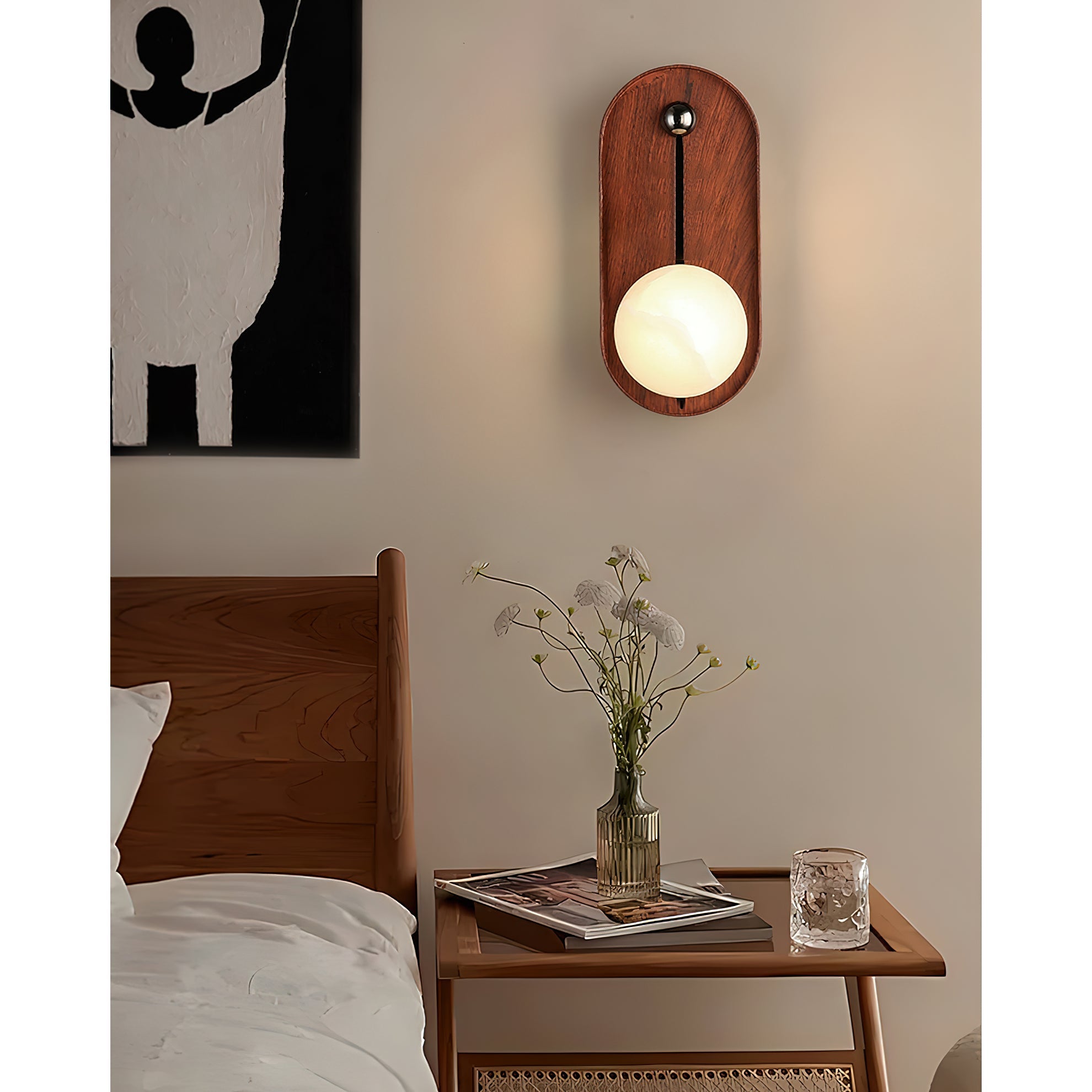 Freyza | Evtala Alabaster Wall Wall Light – Bedroom Hallway