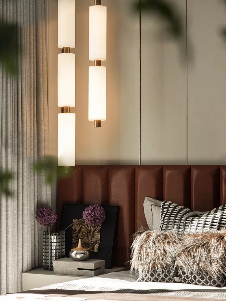 Freyza | Zovarion Alabaster Pendant Pendant Light – Kitchen Dining Room