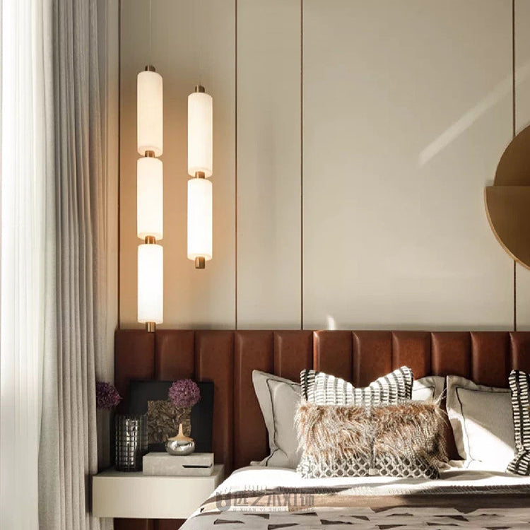 Freyza | Zovarion Alabaster Pendant Pendant Light – Kitchen Dining Room