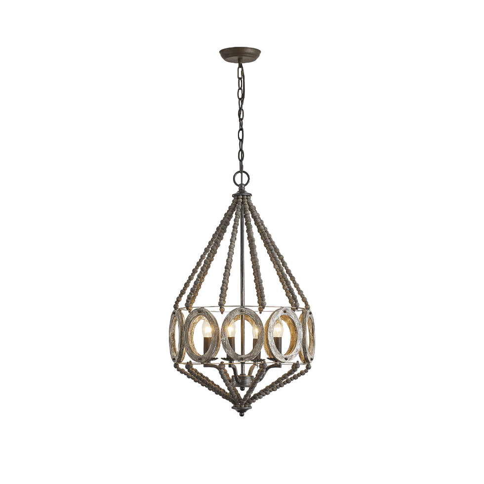 Freyza | Zasorila Vintage-Holzleuchte – Vintage-Esszimmer-Wohnzimmer