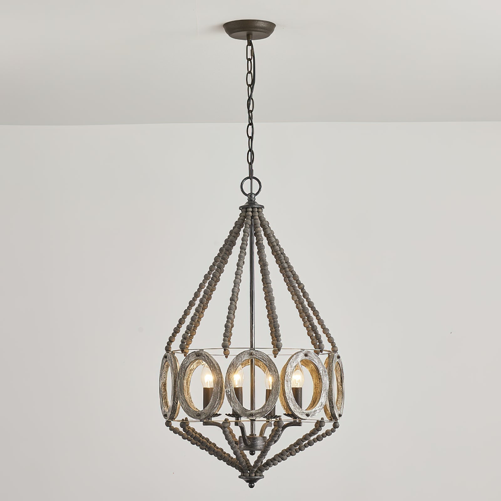 Freyza | Zasorila Vintage-Holzleuchte – Vintage-Esszimmer-Wohnzimmer