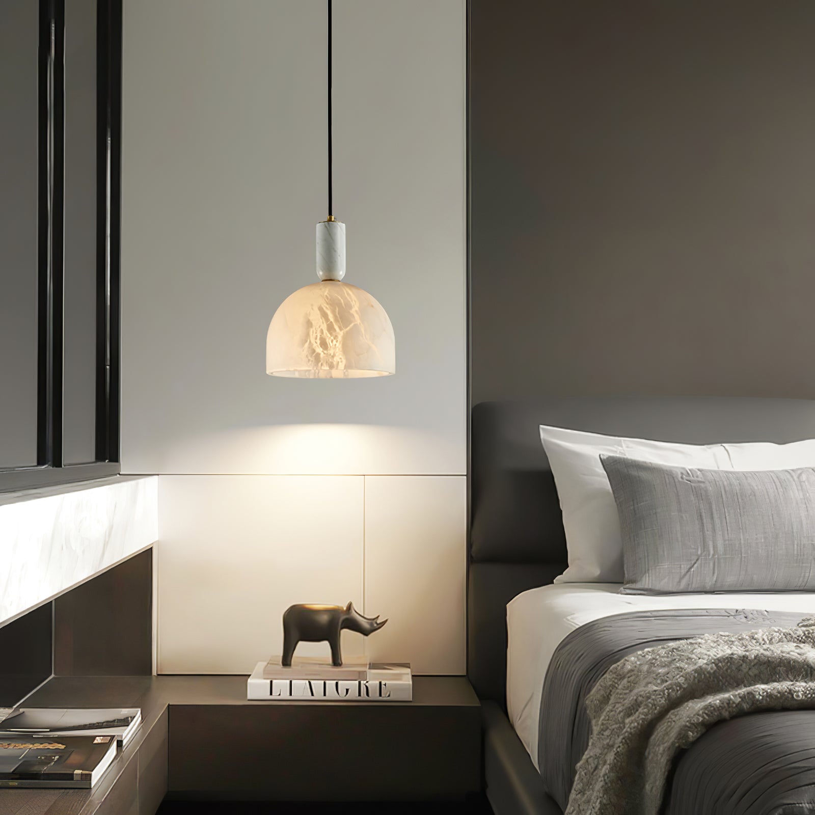Freyza | Ulcaris Alabaster Pendnat Pendant Light – Kitchen Dining Room
