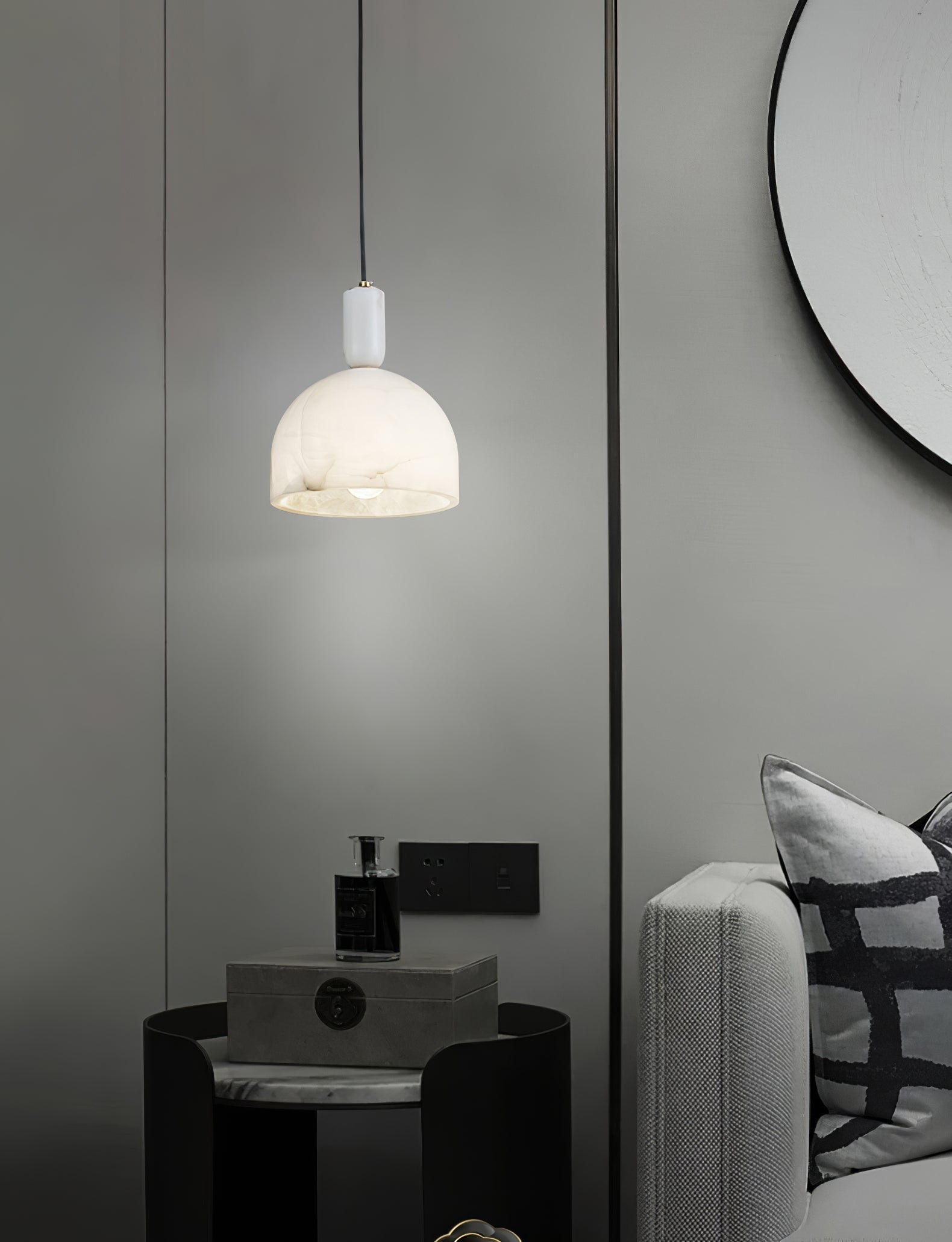 Freyza | Ulcaris Alabaster Pendnat Pendant Light – Kitchen Dining Room