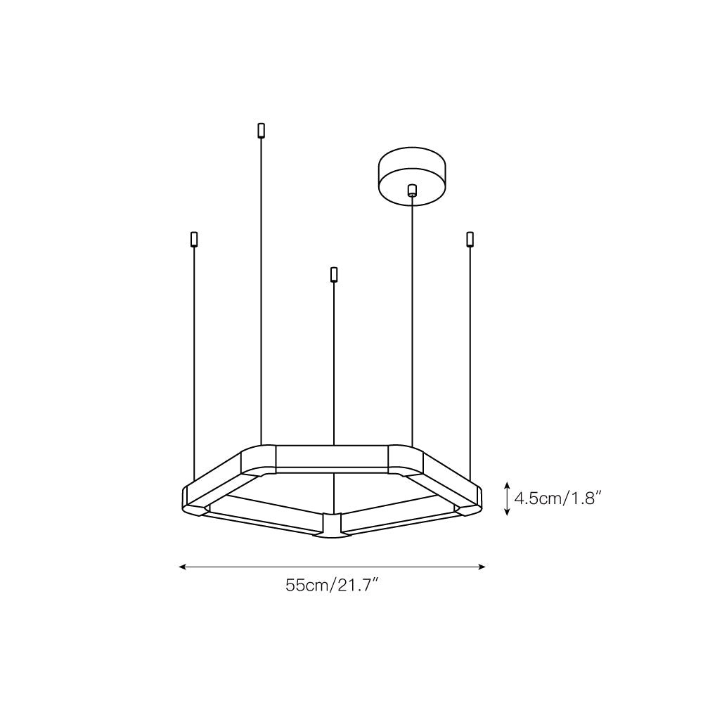 Freyza | Celaeisra Unique Single Chandelier – Dining Room Living Room