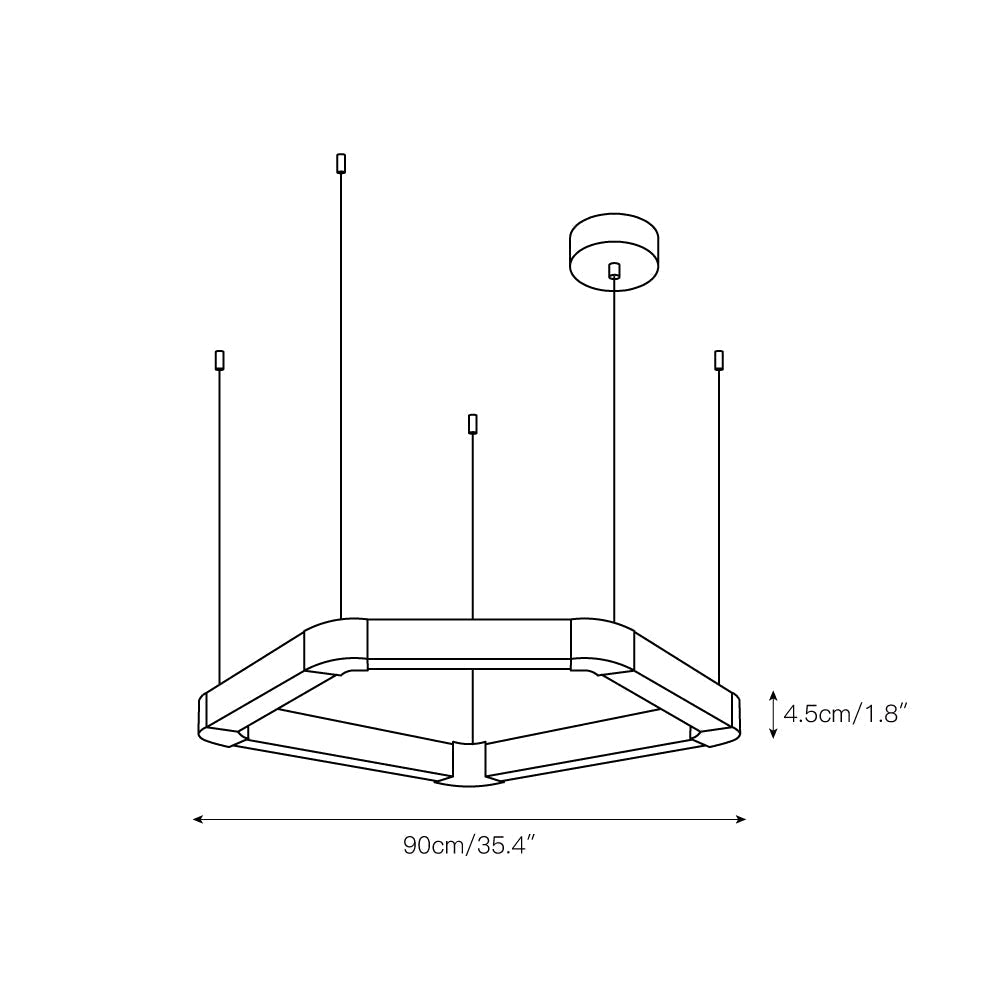 Freyza | Celaeisra Unique Single Chandelier – Dining Room Living Room