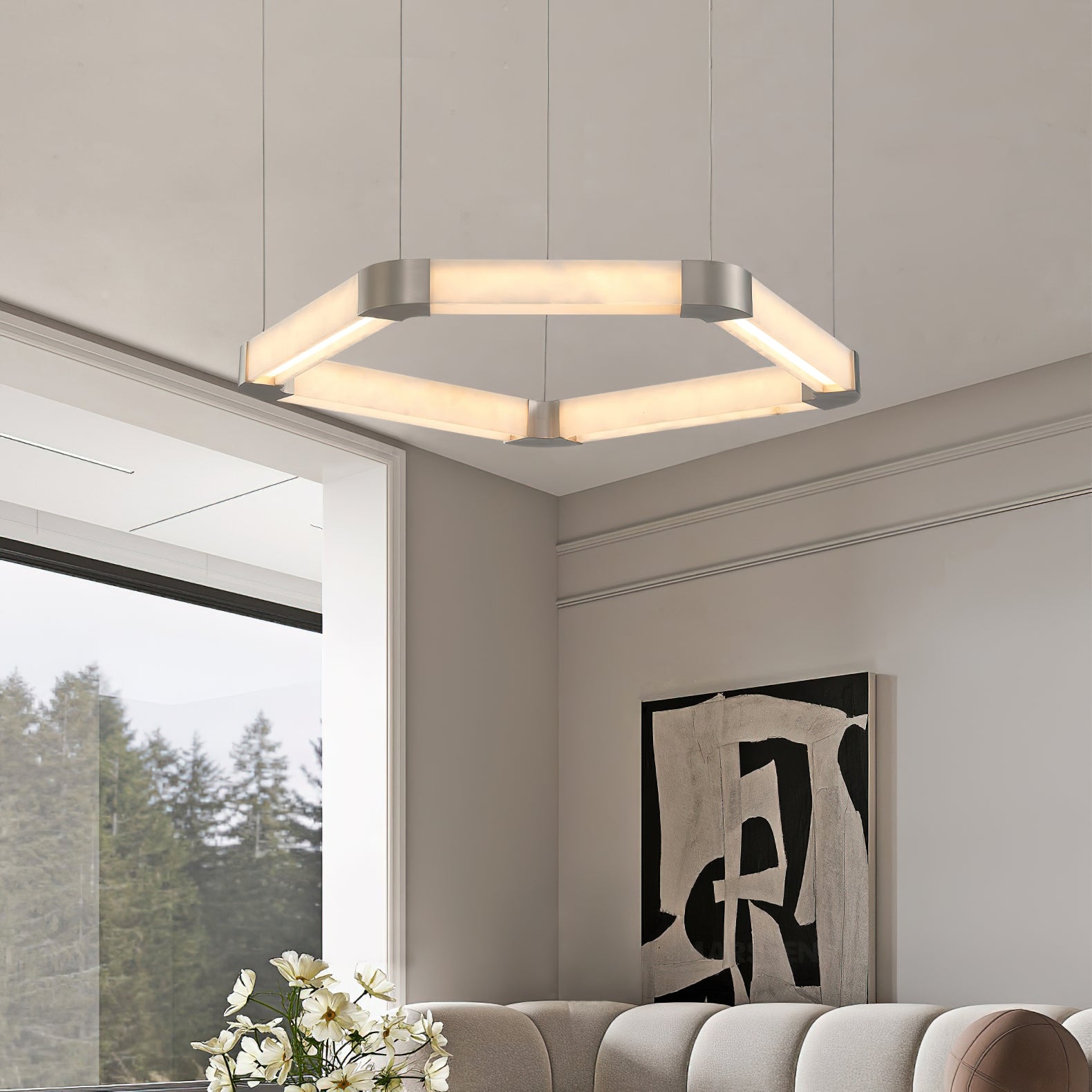 Freyza | Celaeisra Unique Single Chandelier – Dining Room Living Room