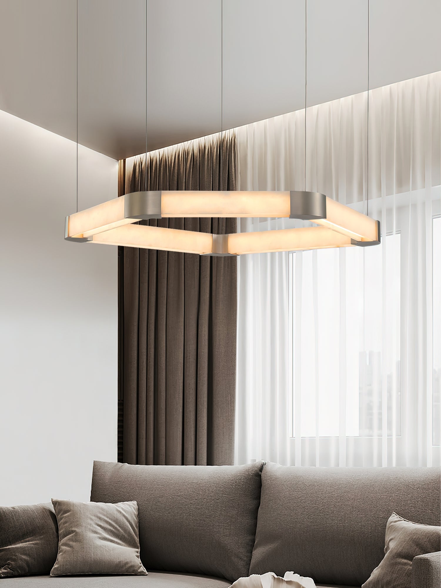 Freyza | Celaeisra Unique Single Chandelier – Dining Room Living Room
