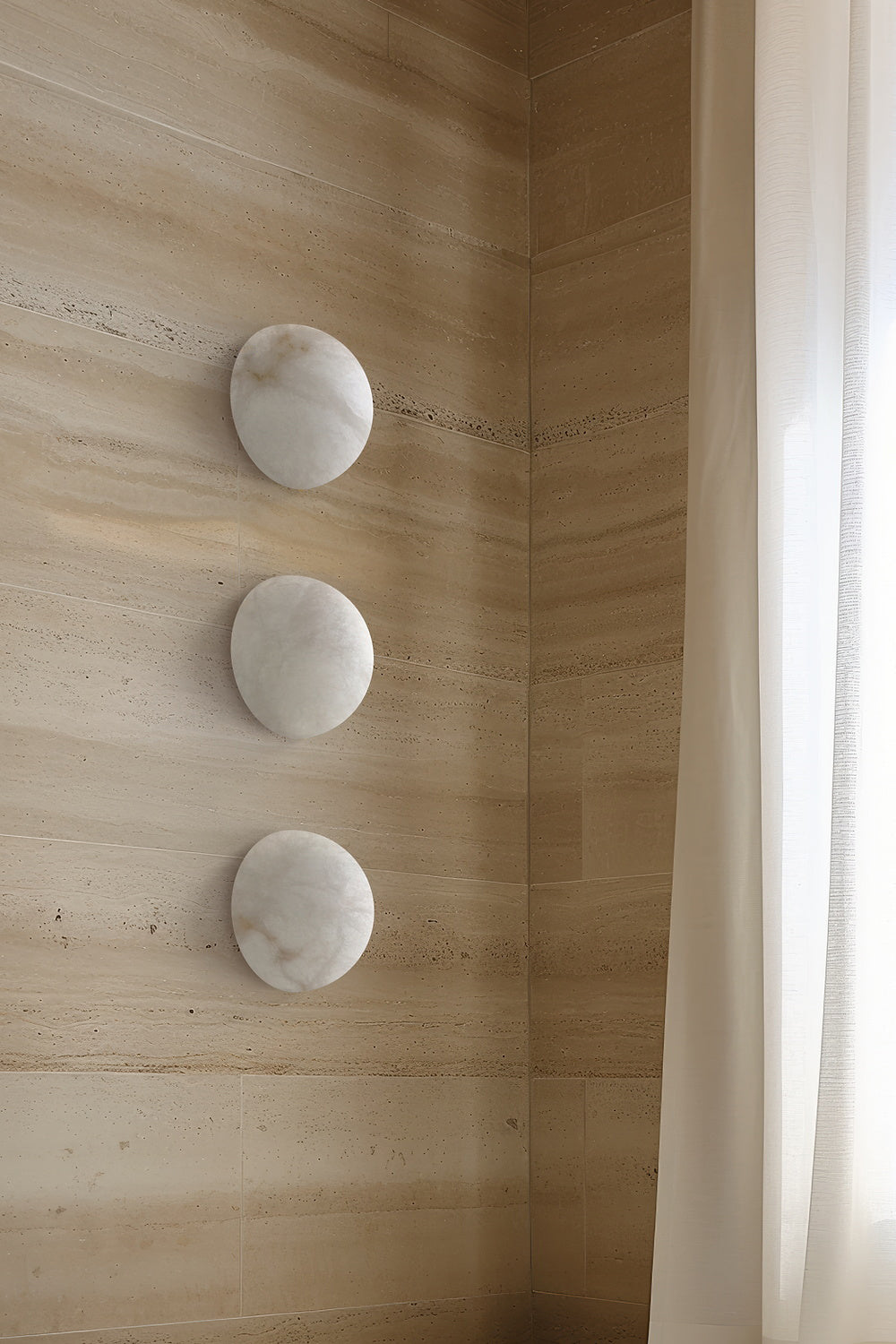 Freyza | Nyraean Alabaster Wall Wall Light – Bedroom Hallway