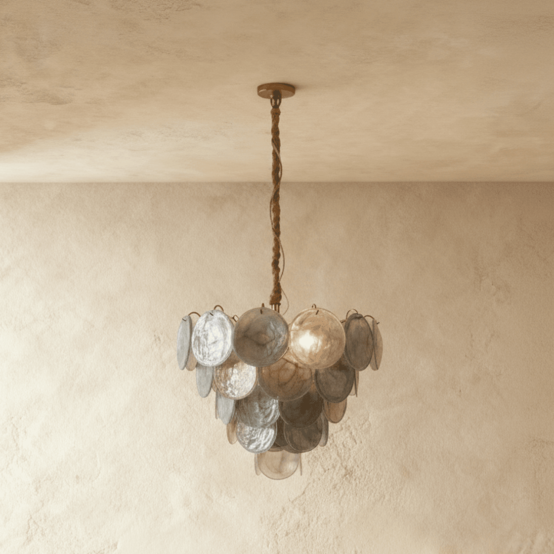 Freyza - Modern Cascading Glass Dining Room Chandelier Light