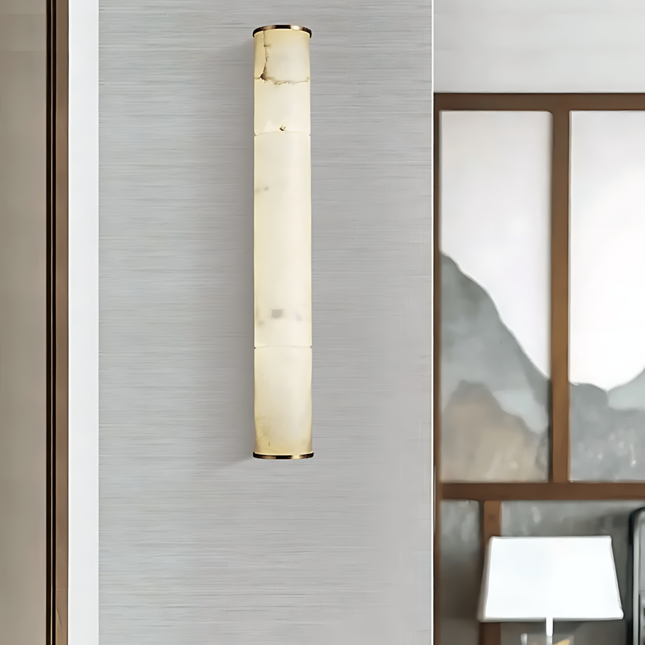 OlympusStone | Elegant Minimalist Natural Stone Wall Sconce Light 8
