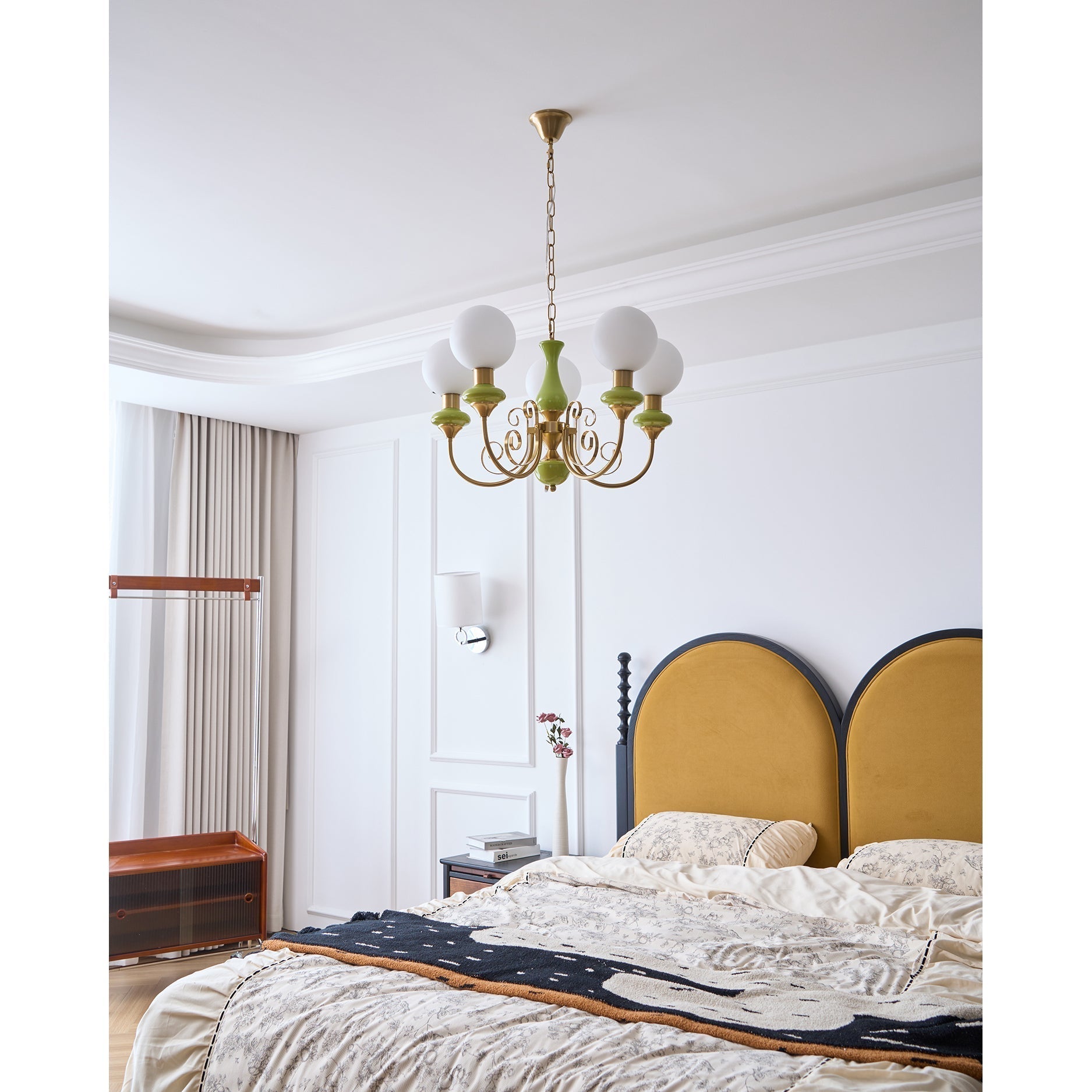 Freyza | Lustre en verre d’art nordique Evsolia – Salle à manger et salon nordiques