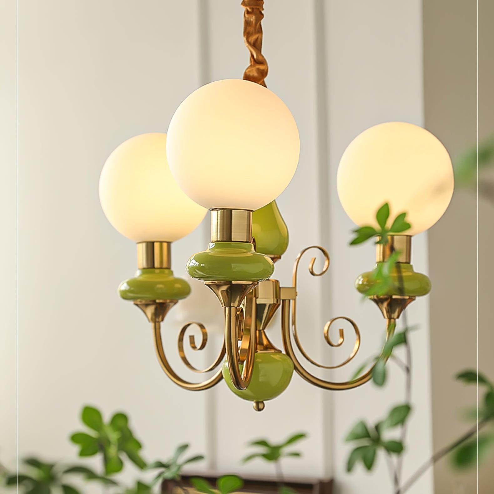 Freyza | Glass Chandelier – Dining Room Living Room