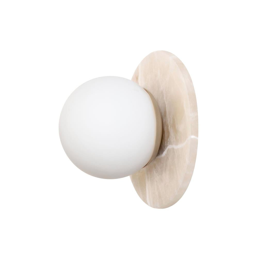 Freyza | Ovyna Onyx Glass Glass Wall Light – Bedroom Hallway