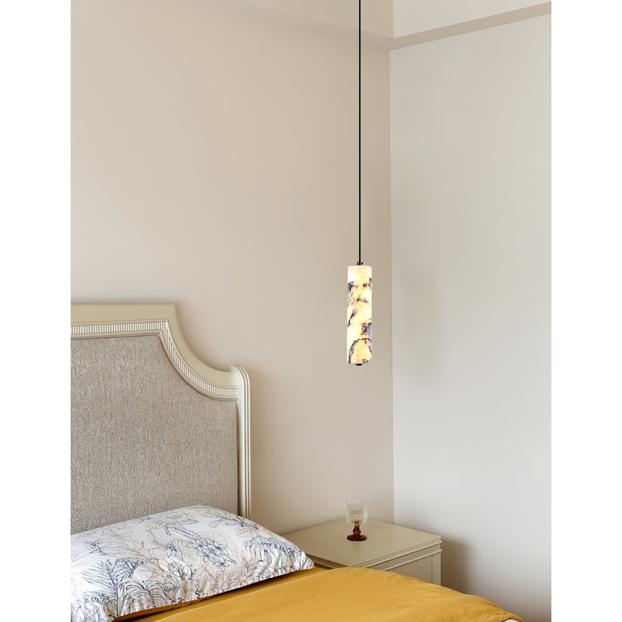 Freyza | Sysilan-Marmor-Pendelleuchte – Pendelleuchte für Küche und Esszimmer