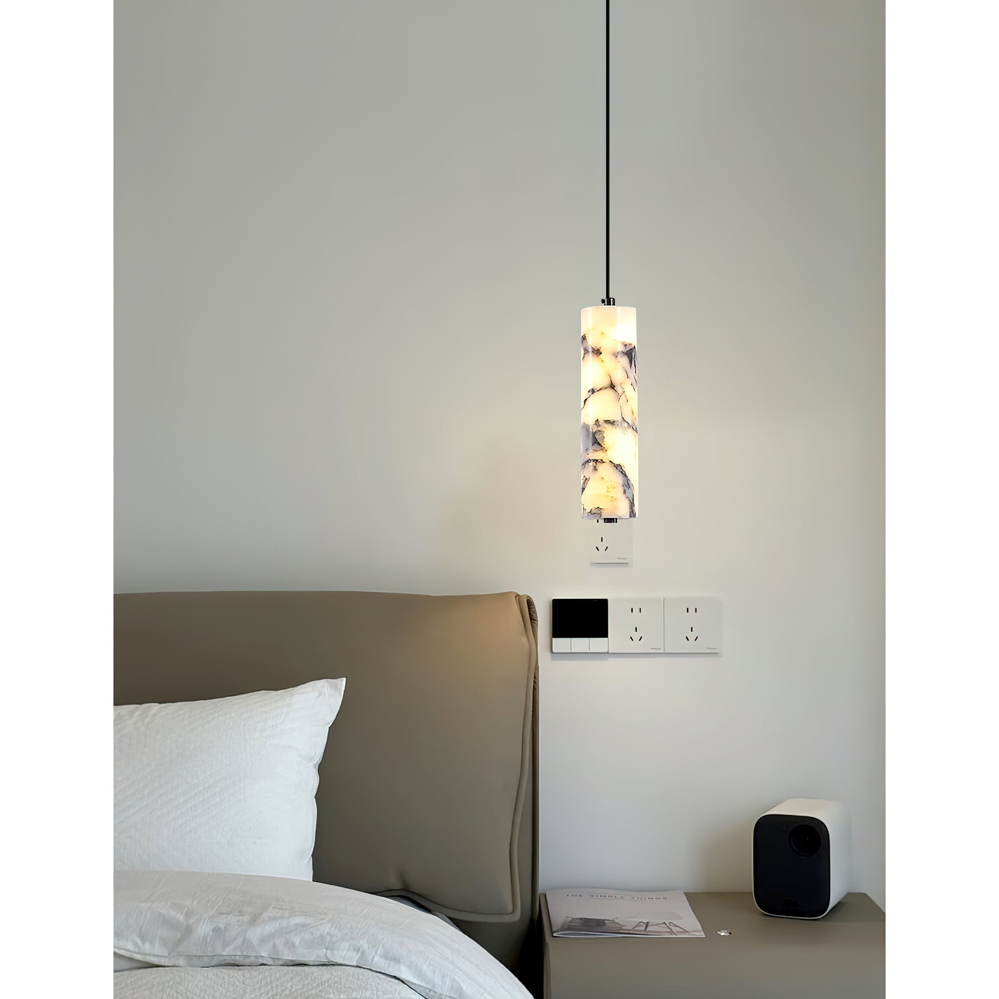 Freyza | Sysilan-Marmor-Pendelleuchte – Pendelleuchte für Küche und Esszimmer