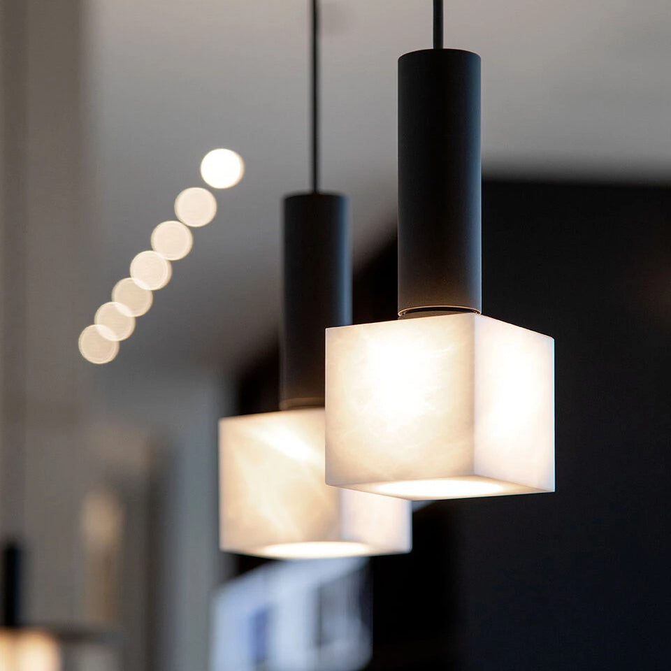 Freyza | Lymiror Alabaster Pendant Pendant Light – Kitchen Dining Room