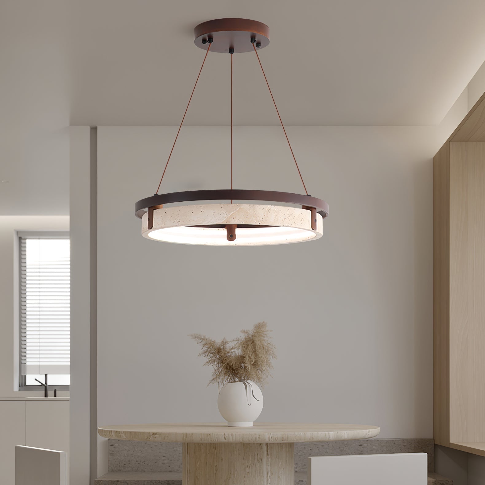 Suspension Freyza | Veraearae en travertin – Cuisine, salle à manger