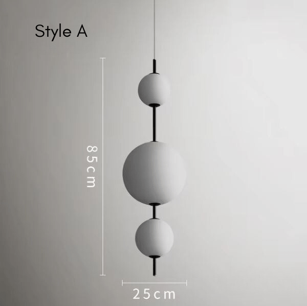 Freyza - OrbitalGlow | Modern Elegant Metal Glass Kitchen Pendant Lighting